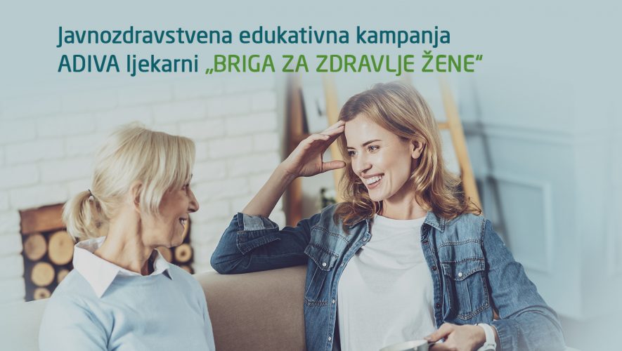 Javnozdravstvena kampanja Briga za zdravlje žene o hormonskoj neravnoteži i inkontinenciji